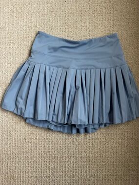 Gold Hinge Fairview Blue Pleated Tennis Skirt
